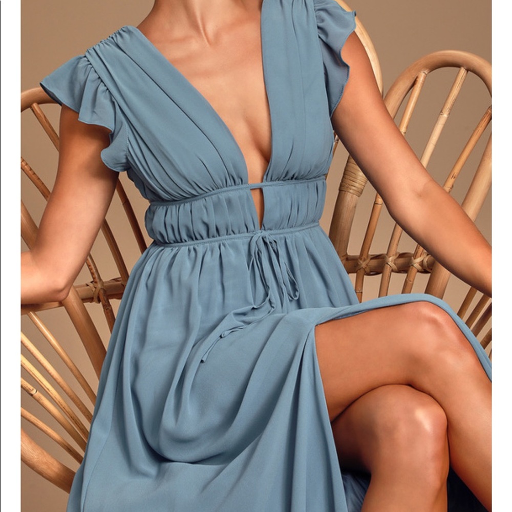 COPY - Long blue dress